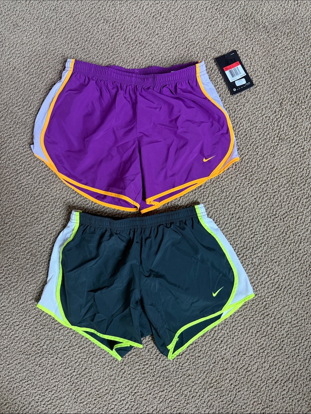 Nike (2 pairs) girls shorts size large